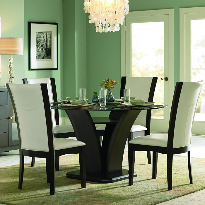 Ivy Bronx Crim 54'' Pedestal Dining Table & Reviews Wayfair